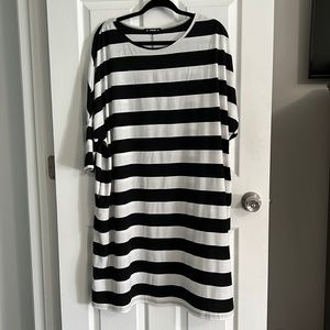 SHEIN Black and White Dress 👗!!